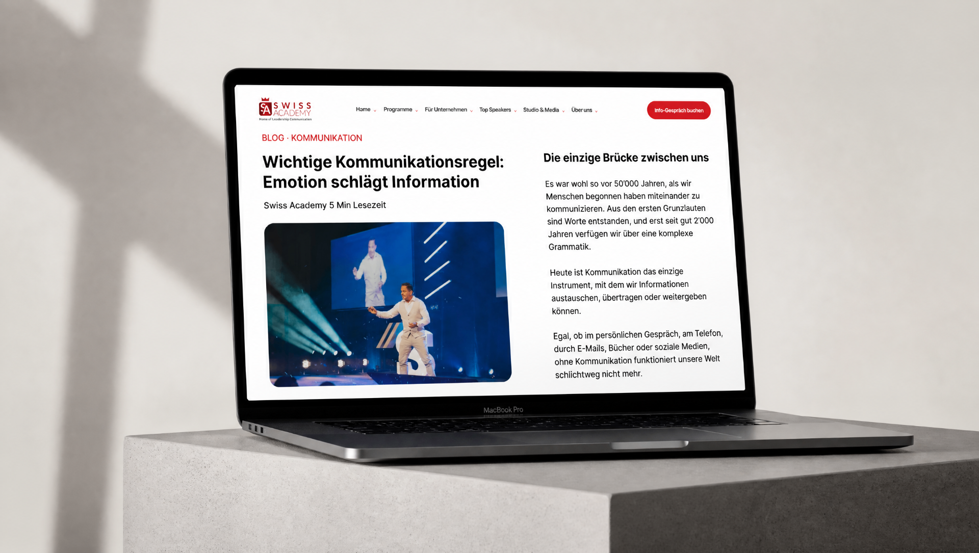 Vorschau Blog der Swiss Academy